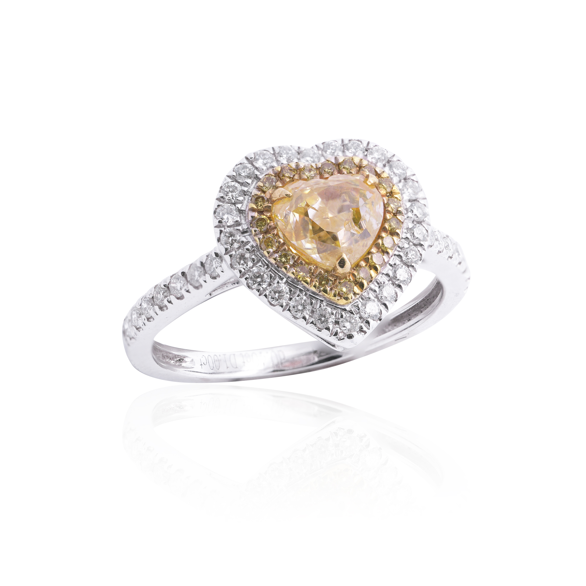 Dawn Yellow Diamond Ring